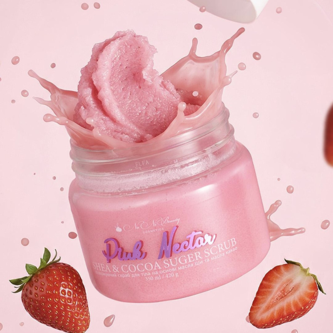 Скраб для тіла цукровий Pink nectar